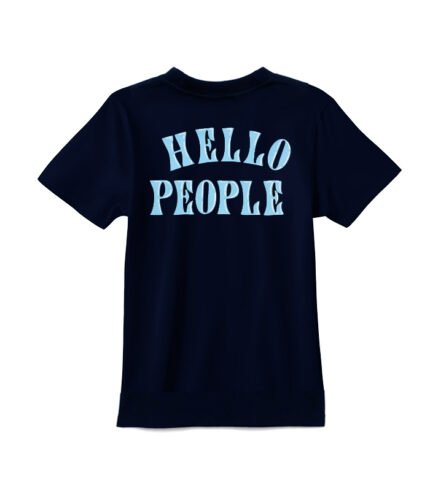 F.NAVY BLUE POP T-SHIRT PRINT